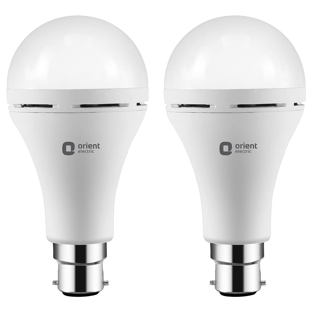 Orient Electric Inverter Emergency LED Light Bulbs - 6500K (Pack of 2, 12W) (B09X771W55) Amazon Price History, Amazon Price Tracker