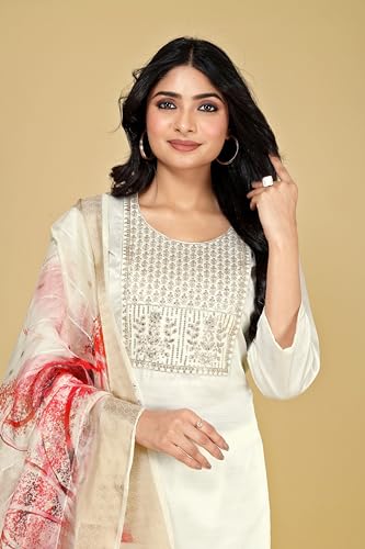Image of Women's Cotton Blend Kurta Set