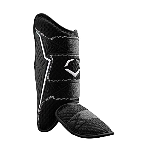 EvoShield Pro-SRZ 2.0 Batter\'s Leg Guard - Black, Right Hand Hitter