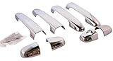 Set of 4 Chrome Plated Door Handle Covers. Includes Installation Kit - Part Number: CCIDH68520B