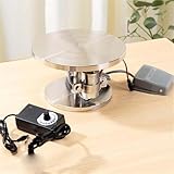 Contrôle par pédale : il suffit d'appuyer pour arrêter et de relâcher pour faire tourner, offrant une utilisation mains libres. Ce plateau tournant polyvalent prend en charge une large gamme de projets créatifs grâce à son mécanisme de contrôle au pied stable.