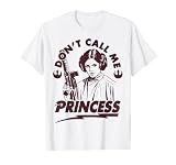 Star Wars Leia Don't Call Me Princess Arch Graphic T-Shirt T-Shirt