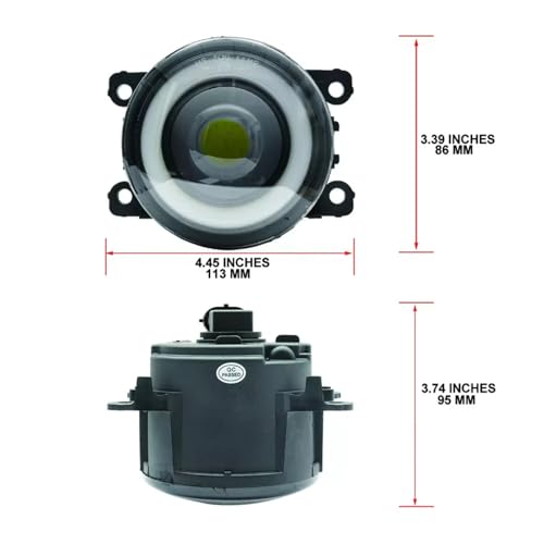 Phare antibrouillard lumière blanche 6000K pour Subaru WRX et BRZ feux