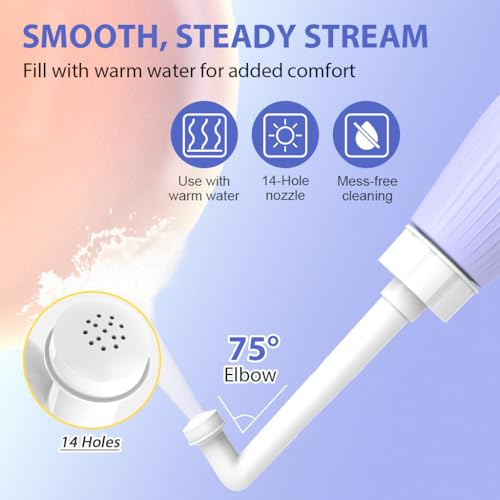 Image of HANNEA 500ml Health Faucet with 2 Spray Nozzles, Travel Bidet
