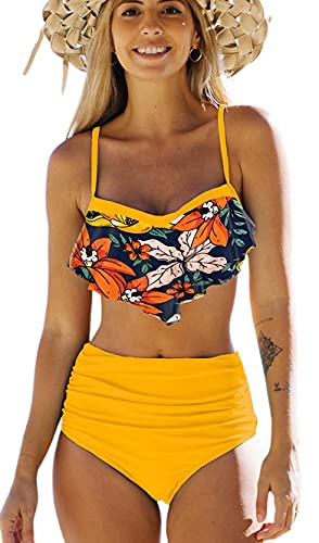 JFAN Costume da Bagno Donna Due Pezzi Bikini A...