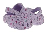Capelli New York Girls Injected Eva Clog with Faux Berber Lining Lilac