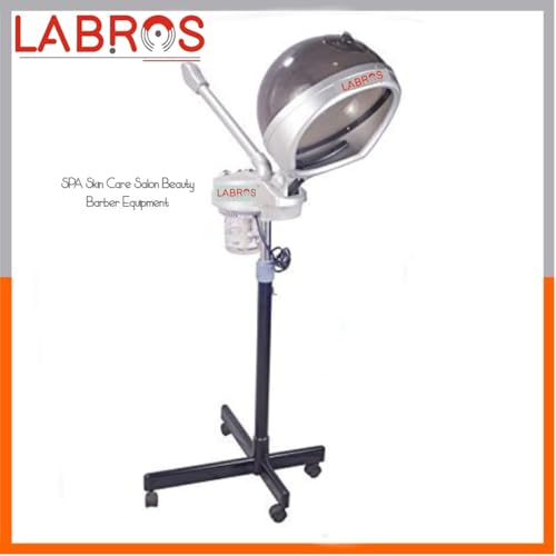 Image of LABROS 2-in-1 Facial Steamer and Hair Steamer Face Sauna Humidifier Hot Mist Moisturizing for SPA Skin Care Salon Beauty Barber Equipment