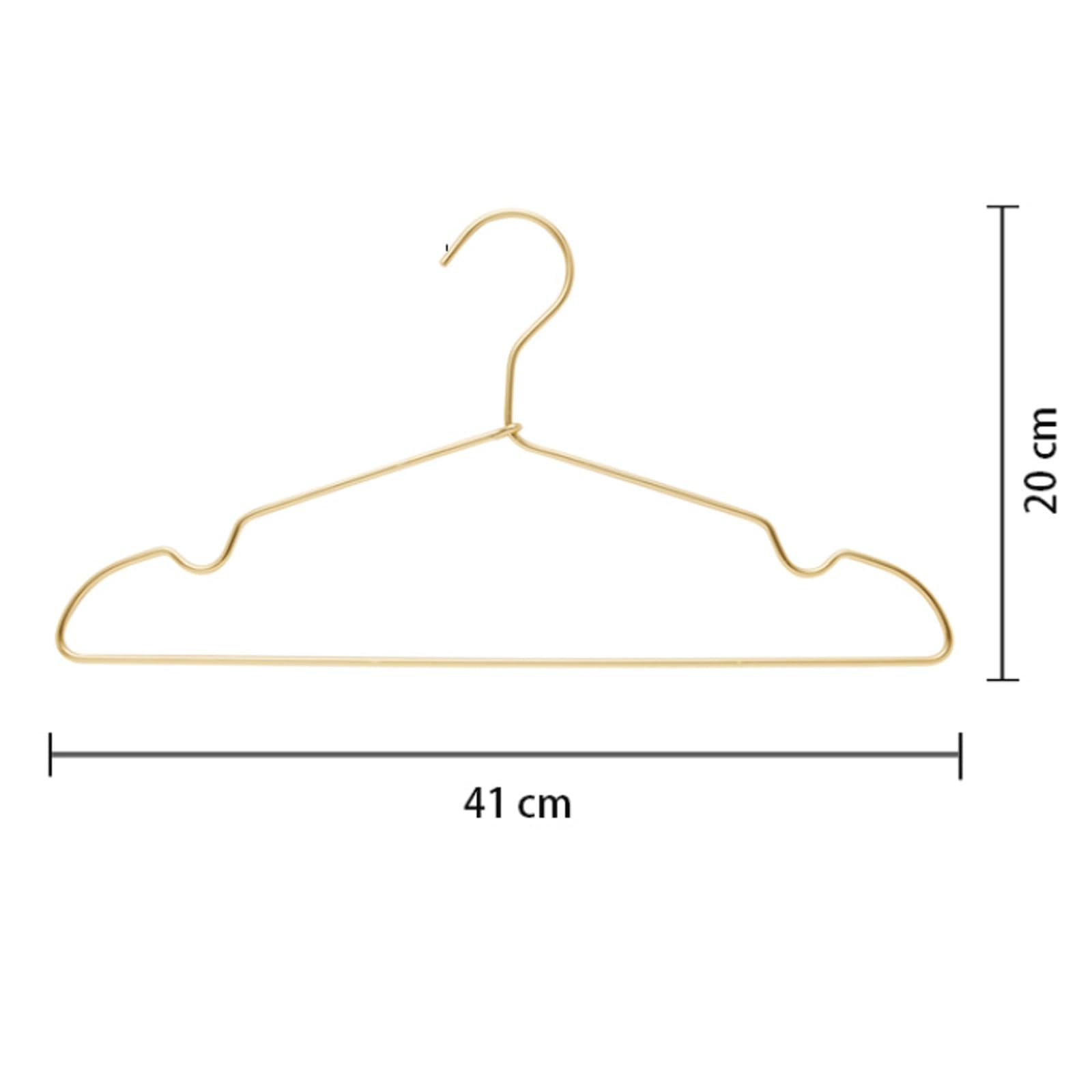 Paquete de 10 Perchas for Ropa, aleación de Aluminio, Resistentes, secas