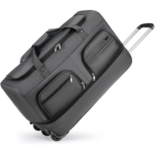 [MsiDtsoy] ��e�ʂ�3�փL�����[�I���g���x���o�b�O �h���A���@�\�Ő܂肽���݉\�A�X�^�C���b�V���A���j�Z�b�N�X�A�R���p�N�g�Ŏ����^�ъȒP�B (38*26*50cm,�O���[)