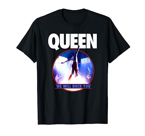 Oficial Queen We Will Rock You Camiseta