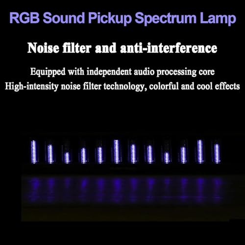 Lampe de spectre RVB Nixie avec 12 tubes LED et 7 modes audio