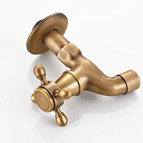 Robinet antique pour petit lave-mains : la solution eau froide rétro