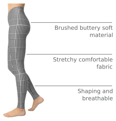 Image of sissycos Women's 80s Leggings Neon Artistic Splash Printed Buttery Soft Stretchy Pants