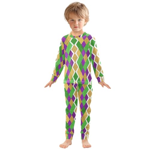 Argyle Green Purple Yellow Toddler Boys Girls 18M Clothing Set Long Sleeve Fall Clothes3