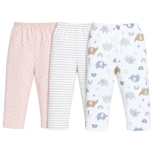 Image of EIO Baby Boys & Girls Cotton Pajamas Pants Combo Pack| Soft Breathable Unisex Sleepwear for Kids & Toddlers | Comfortable Nightwear for Infants | Kids Pyjama Pant