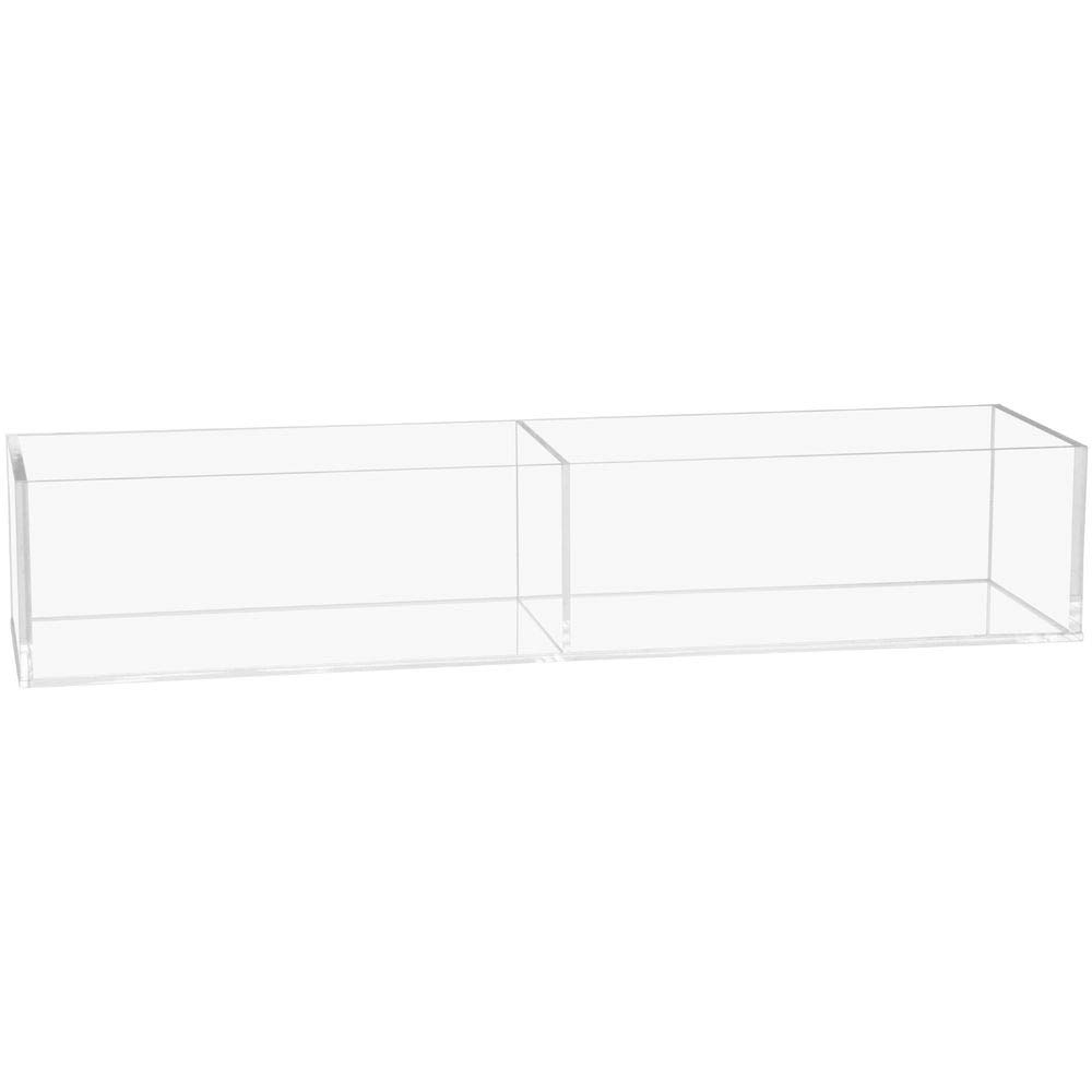 Acrylic Display Tray, Countertop, 2 Compartment, 26177