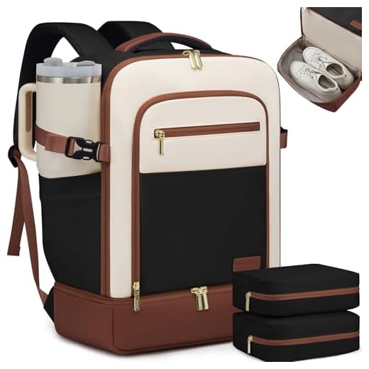 Versatile Travel Backpack with Shoe Compartment