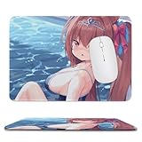 マウスパッド ゲーミング ダイワスカーレット マウス パッド アニメ キャラクター 24x20cm スクエア エッジ周辺強化 耐久性良い おしゃれ 柔らかい ズレにくい 滑り止め 学習 ゲーム用 オフィス/家庭/装飾に最適 水洗い 清潔しやすい 男女兼用 可愛い