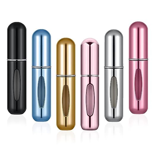 Perfume Refill Bottle 6 PCs - Refillable Perfume Atomizer Spray Portable Travel Size Bottles Accessories - Perfume Refill Travel Friendly Spray Bottle- 5ml-image-23