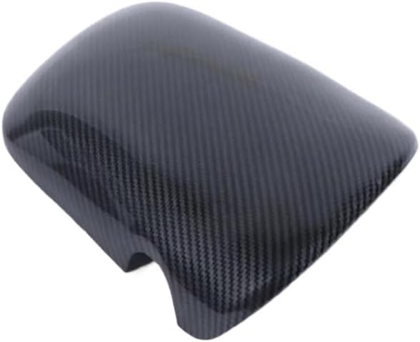 1Pcs ABS Carbon Fiber Center Console Armrest Lid Box Cover Compatible for Ford Mustang 2015-2024 Car Replacement Parts Auto Accessories