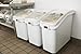 Rubbermaid Commercial Products ProSave Shelf-Storage Ingredient Bin With Scoop, 600-Cup capacity, Plastic, White, Sliding Lid, Container with Wheels for Kitchen/Restaurant Food Organization