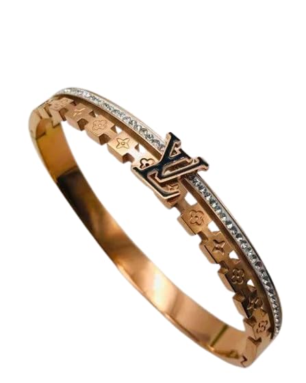 STYLE KRAFT-Jewellery AD Bracelet Rose Gold Bracelet for Girls Womens Bangle Cuff Bracelet (B0DBVLH5ZM) Amazon Price History, Amazon Price Tracker