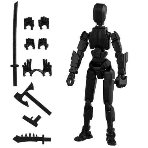 OUDQFCJ Figuras de acción robots móviles multiarticulados con modelos humanos impresos en 3D maquetas