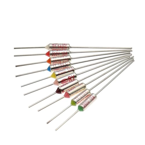 Fusible thermique TF RY 10A 65°C pour protection de circuit contre la surchauffe 10 pièces