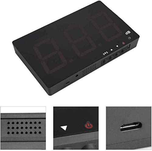 Fdit Wall Mounted Decibel Meter, Digital Sound Level Meter Noise Meter Tester Measurement Range 30-130Db, Accuracy 1.5Db With Lcd Display #TOP7