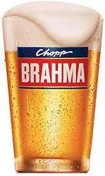 Ruvolo, Copo de Vidro Brahma para Cerveja e Chopp, 350ml (350ml, Brahma)