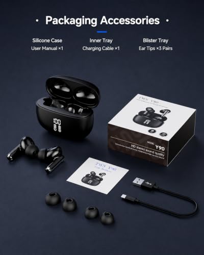 Cyberix Noise Cancelling Wireless Earbuds, 45dB ANC, 6-Mic ENC Calls - image 7