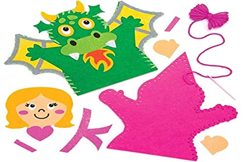 Baker Ross Set da Cucito per Marionette a Mano