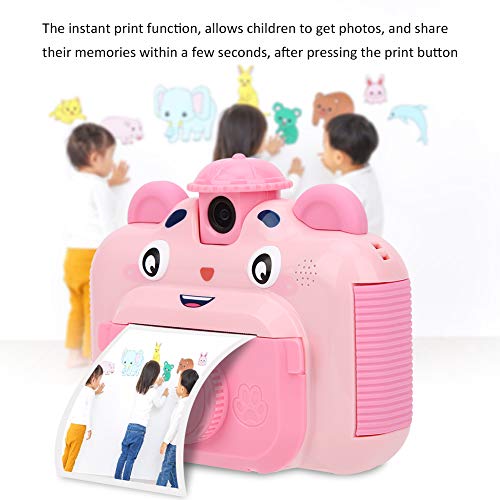 Instant Printcamera voor Kinderen, Draagbare Digitale Creatieve Printcamera met Printpapier voor Kinderen… - Image 4