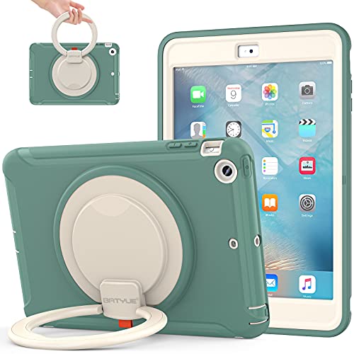 BATYUE Shockproof Case for iPad mini 3 / Mini 2 / Mini 1 7.9 Inch Jade Green