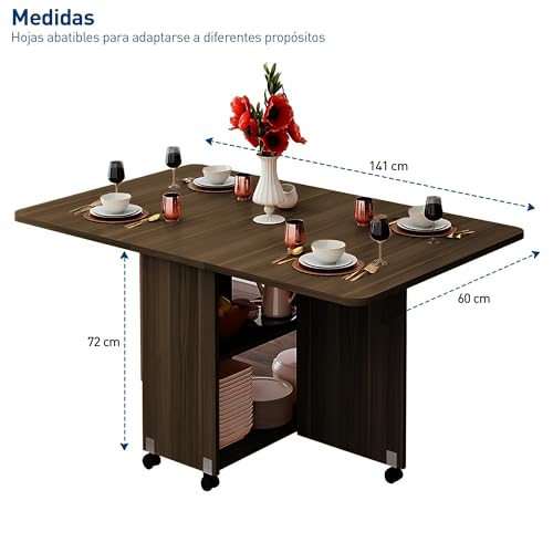 La mejor comparación de Mesa Plegable de Madera Walmart - solo los mejores. 3 Mesa Plegable de Madera Walmart marca Bluelander (3)