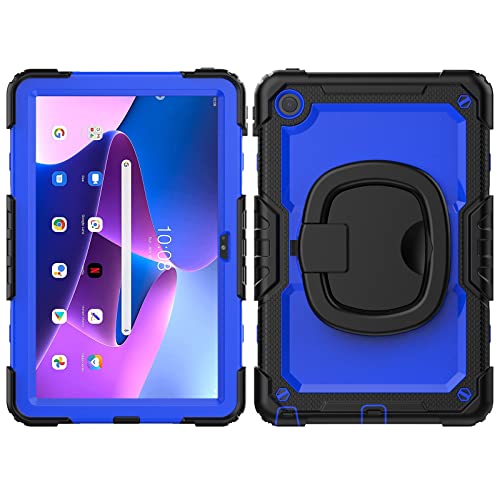 Coque silicone Lenovo Tab M10 Plus 2022 TB-125F protecteur ecran bandouliere