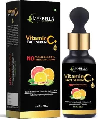 VG TAX Vitamin C Serum - Skin Clearing Serum - Brightening, Anti-Aging Skin Repair, Supercharged Face Serum, Dark Circle, Fine Line & Sun Damage Corrector for Men and Women (30 ml)