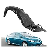 JMTAAT Front Fender Liner Panel Compatible with 2011-2013 Toyota Corolla W/O Insulation Foam w/Clips Replacement for 5387502370 TO1249162 Wheel Inner Liner Splash Shields Guard Right Passenger Side