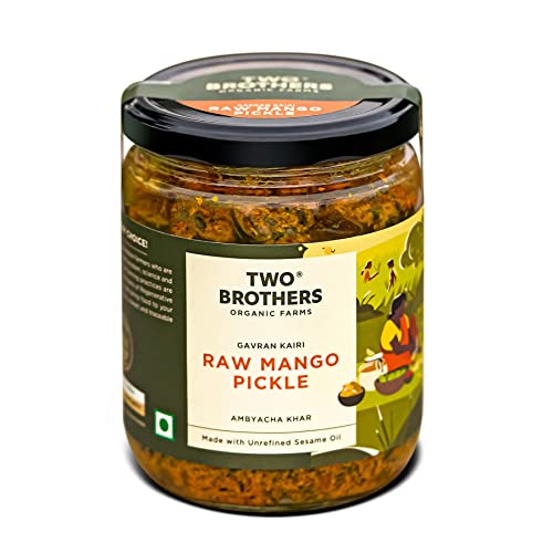 Image of Two Brothers Organic Farms Raw Mango Pickle (500GM)