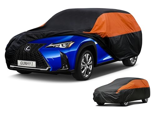 Image of GUNHYI Lexus Car Cover Custom Fit Lexus UX UX200 UX250h UX300e Waterproof All Weather for Automobiles, Lightweight Full Exterior Cover Outdoor Sun UV Rain Dust Snow Wind Protection.