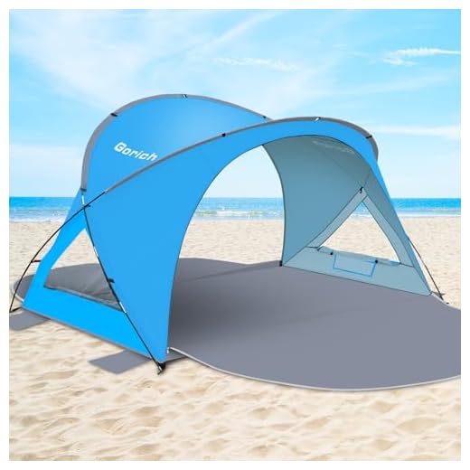 Best portabloe umbrellas Gorich Beach Tent Sun Shelter for Families