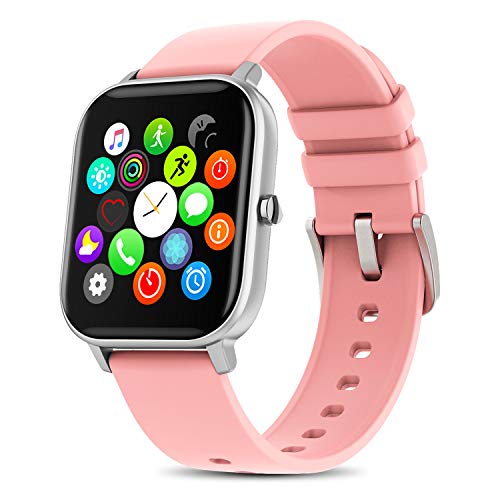 Yocuby Smart Watch for Women, 1.4" Touch Screen Sport Smartwatch for iOS Android