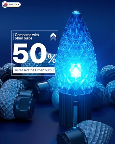 Smart C9 Christmas Lights Outdoor,82ft 100 Leds smart outdoor string lights - image 8