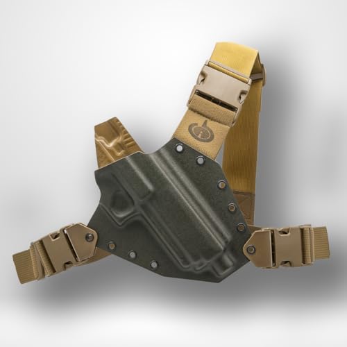 Kenai Chest Holster for a SIG - MAS Grey/Coyote (Model - M18, Right)