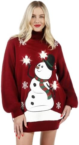 Ugly Sweater Dress Amazon Amazon Christmas Tree Sweater Dress Christmas  Light Strand Sequin