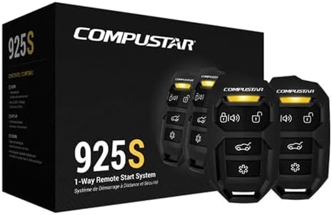 compustar cs925-s 1-way Remote Start System