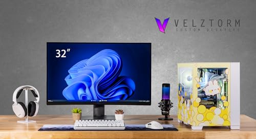 Image of Velztorm Fruity Bunny Custom Built Gaming Desktop PC (AMD Ryzen 7 5700X, GeForce RTX 5070, 32GB DDR4, 2TB PCIe SSD, RGB Fans, 240mm AIO, 850W PSU, WiFi 5, Bluetooth 5.0, RJ-45, Win 11 Home)