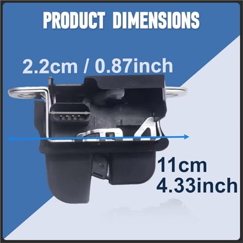 Actionneur de serrure de coffre 2G6827505B robuste pour Cupra Born - 2