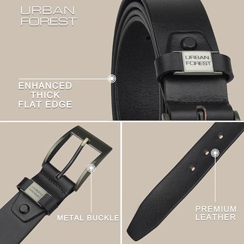 Image of URBAN FOREST Axel Leather Belt for Men