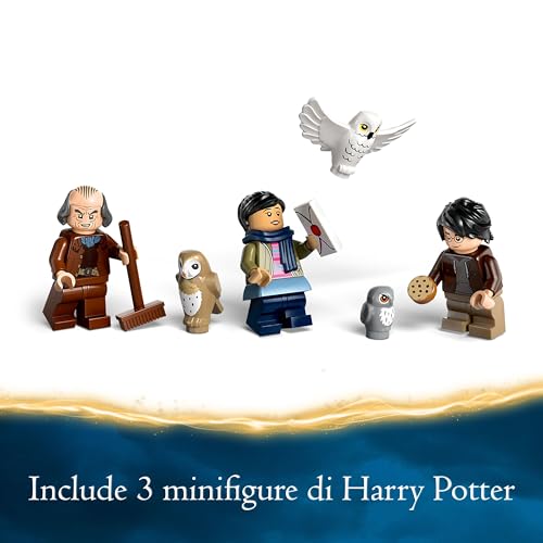 Harry Potter Guferia del Castello di Hogwarts, Gioco per Bambini e Bambine da 8 Anni in su con 3 Minifigure e 5 Gufi Giocattolo, Idea Regalo dal Wizarding World, Set Modulare 76430 - Lego - Immagine 6